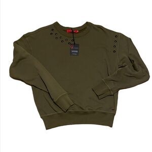n:Philanthropy Lauren Pullover Studded Army